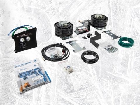 Kit de suspensions pneumatiques VB-SemiAir 8″ avec compresseur, coussins d'air et tableau de contrôle